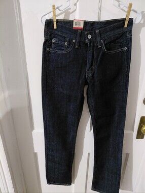 Dark Wash Straight Leg Jeans - Levis